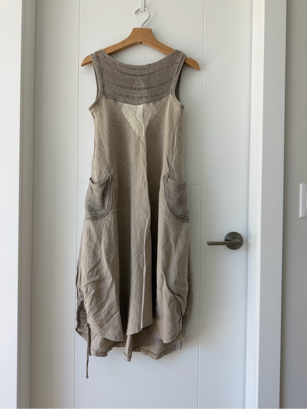 Beata Chrzanowska Artisan Linen Dress – Rare Designer Piece – 100% Linen Size S - Picture 9 of 13